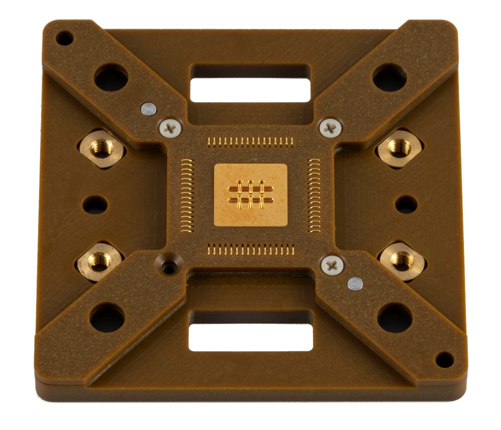 Test socket built with Zalloy proprietary probe alloy — 300,000+ contact cycles